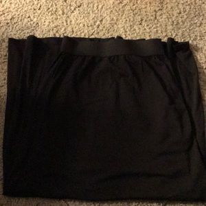 Long black skirt